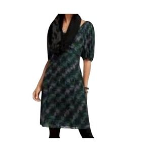 New Cabi Elaine‎ Dress Women's Medium Short Sleeve Stretch Double Lined Cóctel